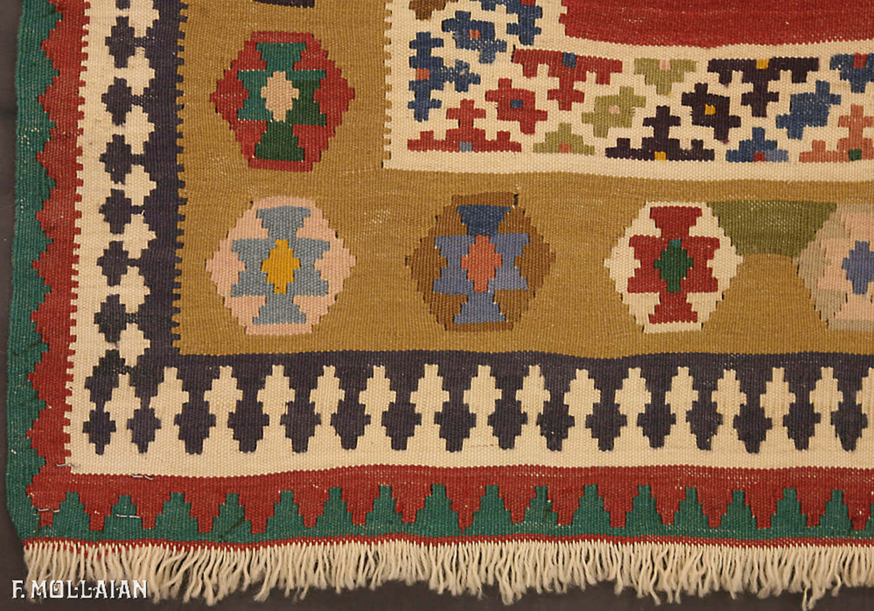 Velho Persa Kilim Kashkai (Qashqay) n°:71897113